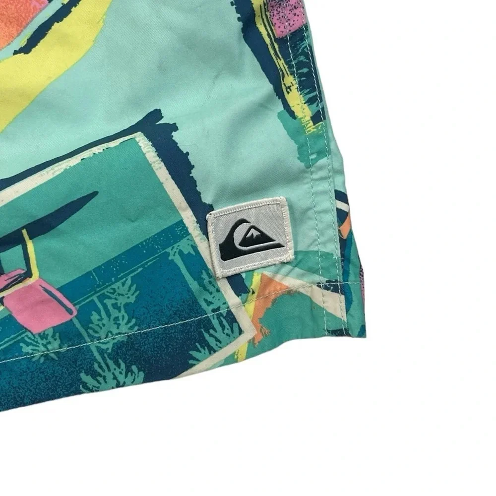 SH632 Men’s Quicksilver Surfing Brand Beach Resort Swim Trunks L